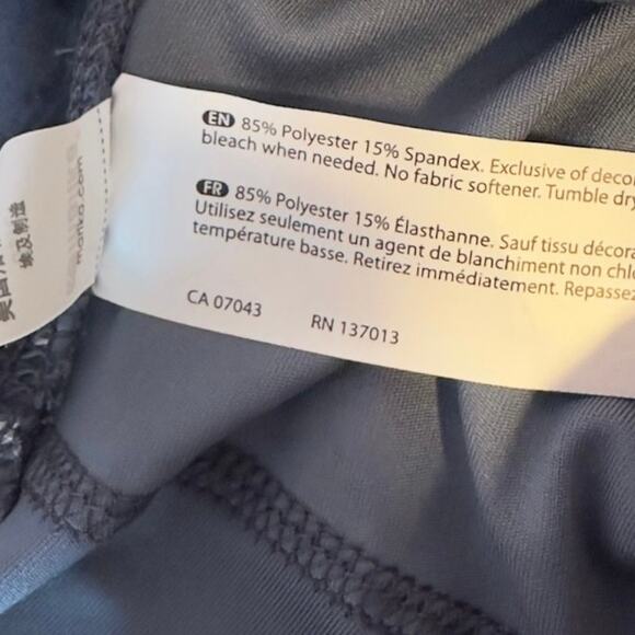 NWT Marika Ombré Blue Crackle Foil Zen Ankle Contender Luxe Leggings Size 2X - Picture 8 of 8